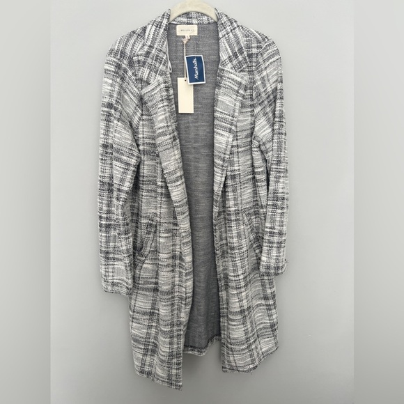 Melloday Tweed Sweater Cardigan Jacket NWT - Picture 1 of 4